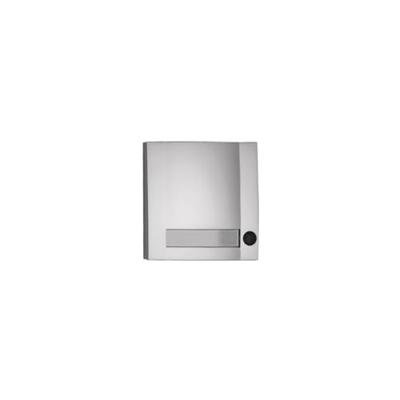 Grothe 51113 Belknop Met naambord Zilver, Zwart (mat), Zwart (RAL 9005)