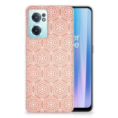 OnePlus Nord CE 2 5G | TPU bumper | Pattern Orange OnePlus Nord CE 2 5G | TPU bumper | Pattern Orange