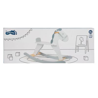 Small Foot houten schommelpaard skandi wit