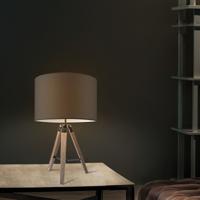 Light depot - Tafellamp Dia - Hout / Metaal - Bruin - Outlet - thumbnail