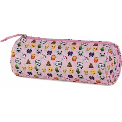 Stationery Team etui Emo Fun roze 23 x 8 x 8 cm
