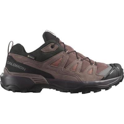 Salomon X ULTRA 360 LEATHER GORE-TEX Lage Wandelschoen Dames Cognac/Peppercorn/Black 5,5