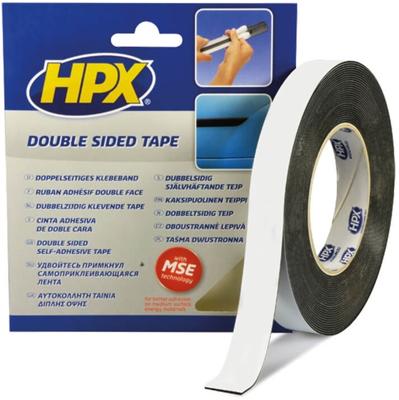 HPX Dubbelzijdige PE bevestigingstape | Zwart | 12mm x 10m - ZC04 | 10 stuks ZC04