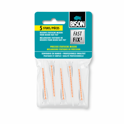 Fast Fix2 statische mengers zak 5 stuks Bison - Bison Fast Fix2 statische mengers zak 5 stuks Bison - Bison
