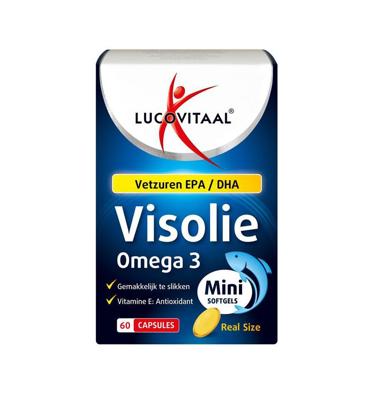 Lucovitaal Visolie Omega 3 Mini Softgels