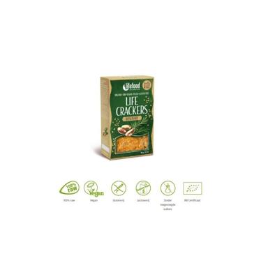 Lifefood Life crackers rozemarijn raw bio 90 Gram