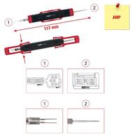 KS Tools 154.0012 Kabelontgrendelingsgereedschap voor platte stekkers en platte stekkerhulzen 1,6 mm - thumbnail