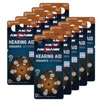 Ansmann type 312 gehoorbatterijen 60x - thumbnail