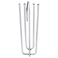 Gordijnen verduisterend met haken 2 st 140x245 cm beige - thumbnail