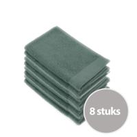 Walra Soft Cotton Gastendoekje 30 x 50 cm 550 gram Legergroen - 8 stuks - thumbnail
