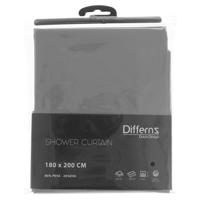 Differnz Base douchegordijn waterdicht 100% PEVA grijs 180 x 200 cm - thumbnail