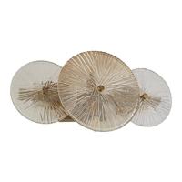 Searchlight PlafondlampWagon Wheel goud - 88210-6BZ - thumbnail