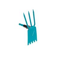 Gardena cs-handhark 3-tands Rechtvormig - Ergonomische Tuinhark met Duurzame Coating - thumbnail