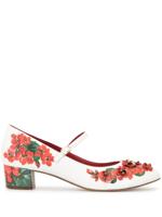 Dolce & Gabbana Kids Portofino print ballerina shoes - White - thumbnail