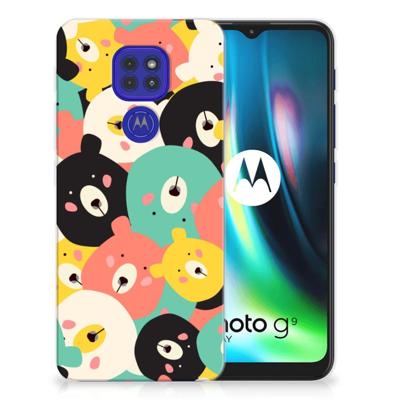 Motorola Moto G9 Play | E7 Plus Telefoonhoesje met Naam Bears Motorola Moto G9 Play | E7 Plus Telefoonhoesje met Naam Bears