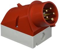 CEE wandcontactdoos 16A 5-polig MENNEKES 342 400V rood 1 stuk - thumbnail
