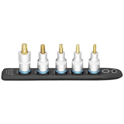 HAZET SmartRail · Flexibele kunststof opsteekstrip 992T-SR/5 · 1/2 inch (12,5 mm) vierkant hol · Binnen-TORX®-profiel · 5-delig · T30 · T40 · T45 ·