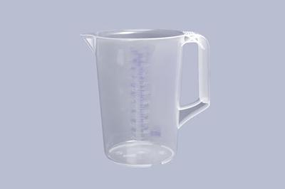 Hunersdorff Meetkan | 2000 ml polypropyleen transparant | D151xH206mm | greep gesloten | 1 stuk - 937000 937000 - thumbnail