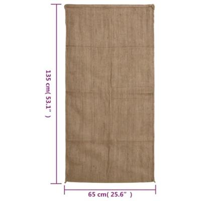 VidaXL Jutezakken 5 stuks 340 g/m² 65x135 cm 100% jute VidaXL Jutezakken 5 stuks 340 g/m² 65x135 cm 100% jute