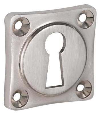 Sleutelrozet Ton met vierkant rozet nikkel mat