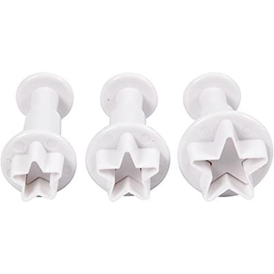 Creativ Company Uitsteekvormen met stempel ster, 3st.