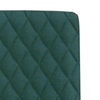 Eetkamerstoelen 2 st stof donkergroen - thumbnail
