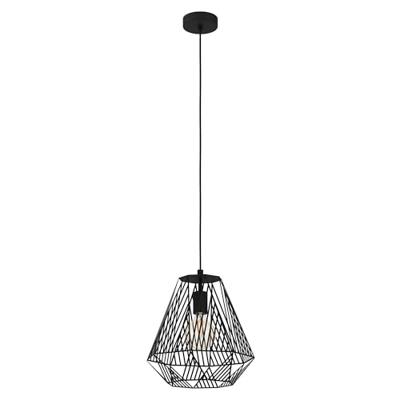 Eglo Zwarte draadlampStype Ø 33cm - 43692