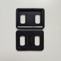 Prijskaartraam A9 52x37mm zwart X - thumbnail