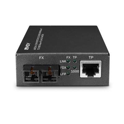LINDY 25119 Mediaconverter 10 / 100 / 1000 MBit/s LINDY 25119 Mediaconverter 10 / 100 / 1000 MBit/s