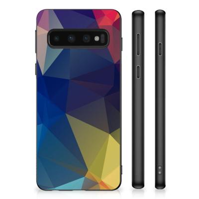 Samsung Galaxy S10 Grip Case Polygon Dark Samsung Galaxy S10 Grip Case Polygon Dark