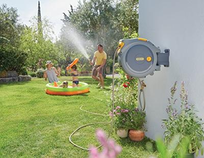 Hozelock auto reel wandslangbox 30 meter grijs - thumbnail