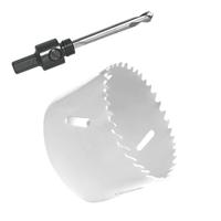 Gatenzaag Ø44 mm - Adapter en centreerboor - Geschikt voor LED Inbouwspots - Bi-metaal zaagblaad - thumbnail
