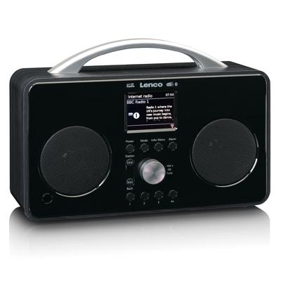 Lenco Internet DAB+/FM-radio met Bluetooth-afstandsbediening en oplaadbare batterij - PIR-645BK