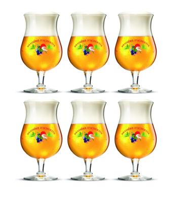 La Chouffe - Bierglas 250ml - 6 stuks