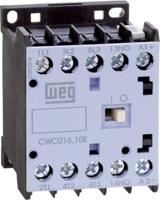 WEG CWC012-01-30C03 Contactor 3x NO 5.5 kW 24 V/DC 12 A Met hulpcontact 1 stuk(s) - thumbnail