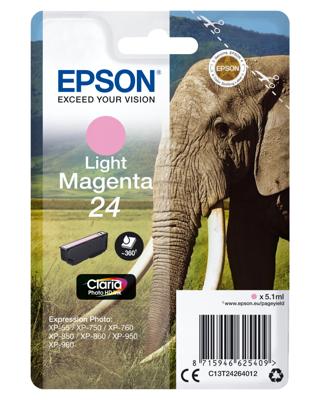 Originele inktcartridge Epson WF-3000 7000 - Nº27XL Zwart (4 Stuks)