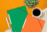 Elastomap Oxford Top File+ A4 oranje | 10 stuks - thumbnail