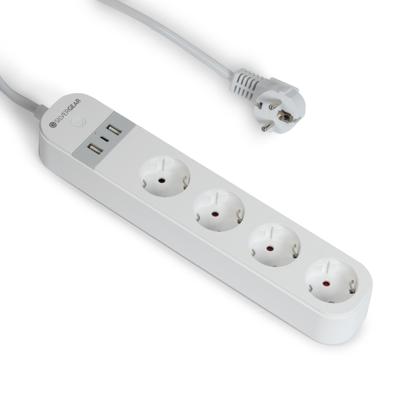 Silvergear Slimme Wifi Stekkerdoos - USB-C en USB-A Silvergear Slimme Wifi Stekkerdoos - USB-C en USB-A