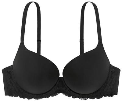 Super Push Up BH - Claire - Maximizer push up bh met beugel - T-shirt bh met kanten rand - thumbnail