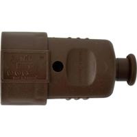 N & L 17262 Koppeling met randaarde Kunststof 230 V Bruin - thumbnail