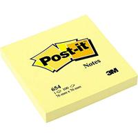 Post-it Notes, 100 vel, ft 76 x 76 mm, kanariegeel (canary yellow) - thumbnail