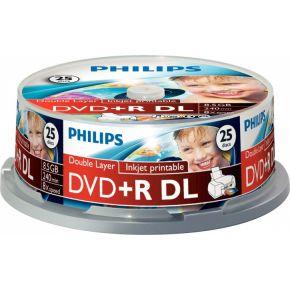 Dvd+r philips 8.5gb dl 8x iw sp (25)