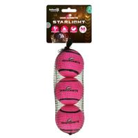 Dog comets Starlight Tennisbal M Roze 3st - thumbnail