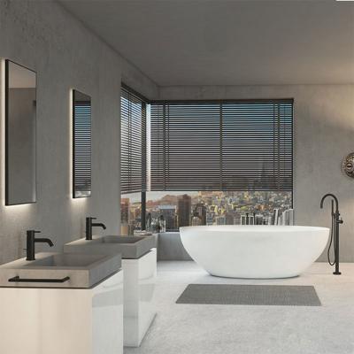 Vrijstaand Ligbad Salenzi Unica 170x86x54 cm Solid Cast Mat Legergroen