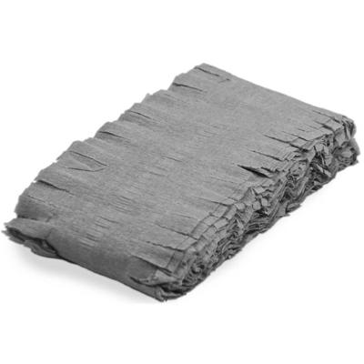 Folat twist slinger crêpepapier zilverkleurig 6 meter | 24 stuks