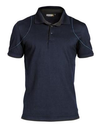 DASSY polo orbital nachtblauw/grijs xxl