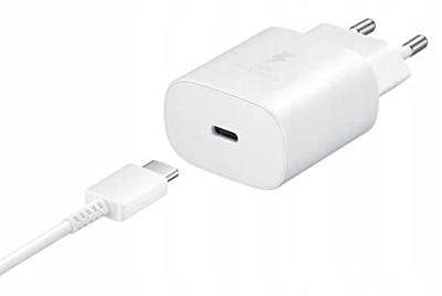 Samsung Oplader met Kabel 1m USB C 25W Wit
