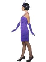 Flapper kostuum Roaring 20&apos;s Paars - thumbnail