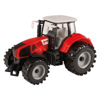 Toi-Toys Tractor met frictie rood, 19cm - thumbnail