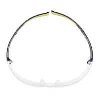 3M SecureFit 400 SF401AF Veiligheidsbril Zwart, Groen - thumbnail